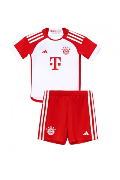 Bayern Munich Harry Kane #9 Jalkapallovaatteet Lasten Kotipeliasu 2023-24 Lyhythihainen (+ Lyhyet housut)